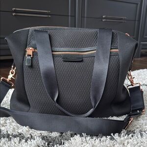 Storksak Stevie Luxe Scuba Diaper Bag